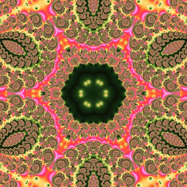 Soyut Bilgisayar Fraktal Tasarımı. Fraktal hiç bitmeyen bir desen. Fraktallar, farklı ölçeklerde kendine benzeyen sonsuz derecede karmaşık kalıplardır. Cep telefonu duvar kağıdı için harika.