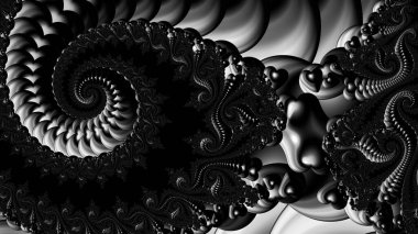 Soyut Bilgisayar Fraktal Tasarımı. Fraktal hiç bitmeyen bir desen. Fraktallar, farklı ölçeklerde kendine benzeyen sonsuz derecede karmaşık kalıplardır. Cep telefonu duvar kağıdı için harika.