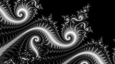 Soyut Bilgisayar Fraktal Tasarımı. Fraktal hiç bitmeyen bir desen. Fraktallar, farklı ölçeklerde kendine benzeyen sonsuz derecede karmaşık kalıplardır. Cep telefonu duvar kağıdı için harika.