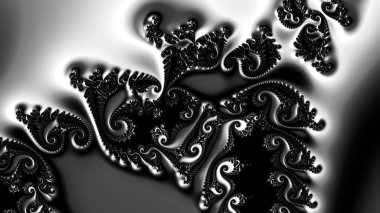 Soyut Bilgisayar Fraktal Tasarımı. Fraktal hiç bitmeyen bir desen. Fraktallar, farklı ölçeklerde kendine benzeyen sonsuz derecede karmaşık kalıplardır. Cep telefonu duvar kağıdı için harika.