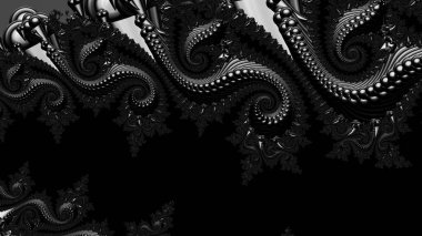 Soyut Bilgisayar Fraktal Tasarımı. Fraktal hiç bitmeyen bir desen. Fraktallar, farklı ölçeklerde kendine benzeyen sonsuz derecede karmaşık kalıplardır. Cep telefonu duvar kağıdı için harika.