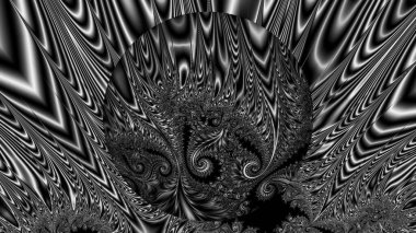 Soyut Bilgisayar Fraktal Tasarımı. Fraktal hiç bitmeyen bir desen. Fraktallar, farklı ölçeklerde kendine benzeyen sonsuz derecede karmaşık kalıplardır. Cep telefonu duvar kağıdı için harika.