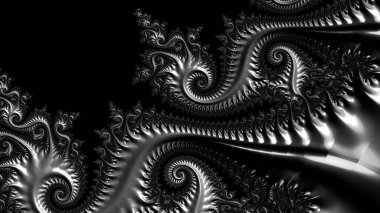 Soyut Bilgisayar Fraktal Tasarımı. Fraktal hiç bitmeyen bir desen. Fraktallar, farklı ölçeklerde kendine benzeyen sonsuz derecede karmaşık kalıplardır. Cep telefonu duvar kağıdı için harika.