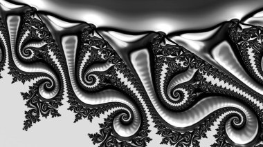 Soyut Bilgisayar Fraktal Tasarımı. Fraktal hiç bitmeyen bir desen. Fraktallar, farklı ölçeklerde kendine benzeyen sonsuz derecede karmaşık kalıplardır. Cep telefonu duvar kağıdı için harika.