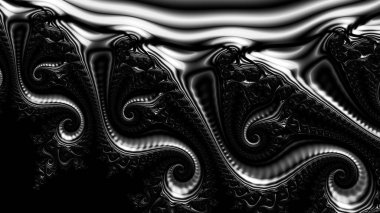 Soyut Bilgisayar Fraktal Tasarımı. Fraktal hiç bitmeyen bir desen. Fraktallar, farklı ölçeklerde kendine benzeyen sonsuz derecede karmaşık kalıplardır. Cep telefonu duvar kağıdı için harika.