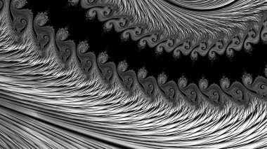 Soyut Bilgisayar Fraktal Tasarımı. Fraktal hiç bitmeyen bir desen. Fraktallar, farklı ölçeklerde kendine benzeyen sonsuz derecede karmaşık kalıplardır. Cep telefonu duvar kağıdı için harika.