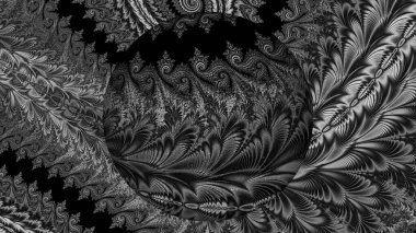 Soyut Bilgisayar Fraktal Tasarımı. Fraktal hiç bitmeyen bir desen. Fraktallar, farklı ölçeklerde kendine benzeyen sonsuz derecede karmaşık kalıplardır. Cep telefonu duvar kağıdı için harika.