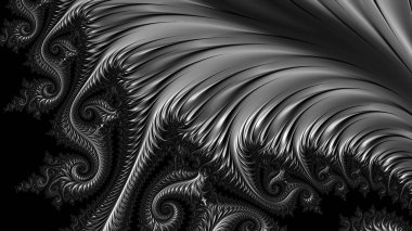 Soyut Bilgisayar Fraktal Tasarımı. Fraktal hiç bitmeyen bir desen. Fraktallar, farklı ölçeklerde kendine benzeyen sonsuz derecede karmaşık kalıplardır. Cep telefonu duvar kağıdı için harika.