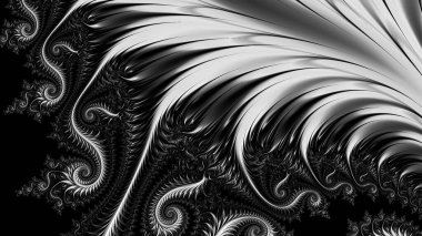 Soyut Bilgisayar Fraktal Tasarımı. Fraktal hiç bitmeyen bir desen. Fraktallar, farklı ölçeklerde kendine benzeyen sonsuz derecede karmaşık kalıplardır. Cep telefonu duvar kağıdı için harika.