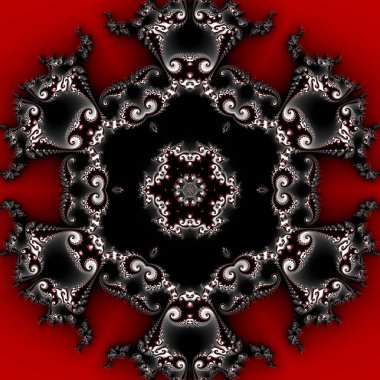 Soyut Bilgisayar Fraktal Tasarımı. Fraktal hiç bitmeyen bir desen. Fraktallar, farklı ölçeklerde kendine benzeyen sonsuz derecede karmaşık kalıplardır. Cep telefonu duvar kağıdı için harika.