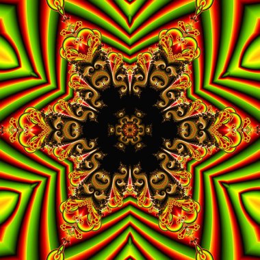 Soyut Bilgisayar Fraktal Tasarımı. Fraktal hiç bitmeyen bir desen. Fraktallar, farklı ölçeklerde kendine benzeyen sonsuz derecede karmaşık kalıplardır. Cep telefonu duvar kağıdı için harika.