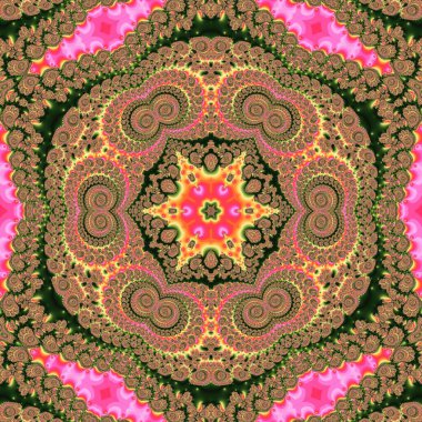 Soyut Bilgisayar Fraktal Tasarımı. Fraktal hiç bitmeyen bir desen. Fraktallar, farklı ölçeklerde kendine benzeyen sonsuz derecede karmaşık kalıplardır. Cep telefonu duvar kağıdı için harika.