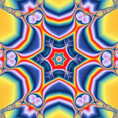 Soyut Bilgisayar Fraktal Tasarımı. Fraktal hiç bitmeyen bir desen. Fraktallar, farklı ölçeklerde kendine benzeyen sonsuz derecede karmaşık kalıplardır. Cep telefonu duvar kağıdı için harika.