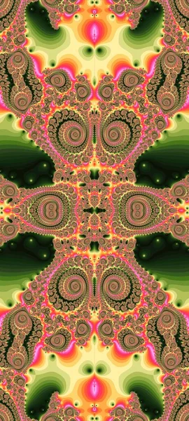 Soyut Bilgisayar Fraktal Tasarımı. Fraktal hiç bitmeyen bir desen. Fraktallar, farklı ölçeklerde kendine benzeyen sonsuz derecede karmaşık kalıplardır. Cep telefonu duvar kağıdı için harika.