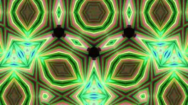 Eşsiz kaleydoskop renkli tasarım. Soyut kaleydoskopik renk arkaplanı. Güzel desen kaleydoskop