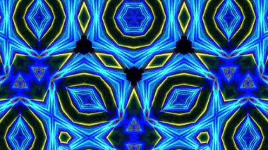 Eşsiz kaleydoskop renkli tasarım. Soyut kaleydoskopik renk arkaplanı. Güzel desen kaleydoskop