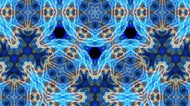 Eşsiz kaleydoskop renkli tasarım. Soyut kaleydoskopik renk arkaplanı. Güzel desen kaleydoskop