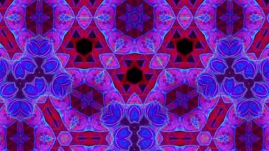 Eşsiz kaleydoskop renkli tasarım. Soyut kaleydoskopik renk arkaplanı. Güzel desen kaleydoskop