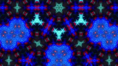 Eşsiz kaleydoskop renkli tasarım. Soyut kaleydoskopik renk arkaplanı. Güzel desen kaleydoskop