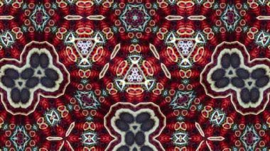 Eşsiz kaleydoskop renkli tasarım. Soyut kaleydoskopik renk arkaplanı. Güzel desen kaleydoskop