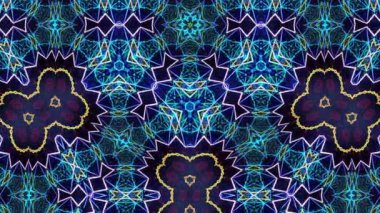 Eşsiz kaleydoskop renkli tasarım. Soyut kaleydoskopik renk arkaplanı. Güzel desen kaleydoskop