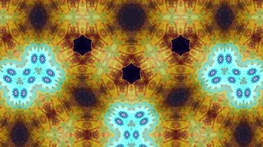 Eşsiz kaleydoskop renkli tasarım. Soyut kaleydoskopik renk arkaplanı. Güzel desen kaleydoskop