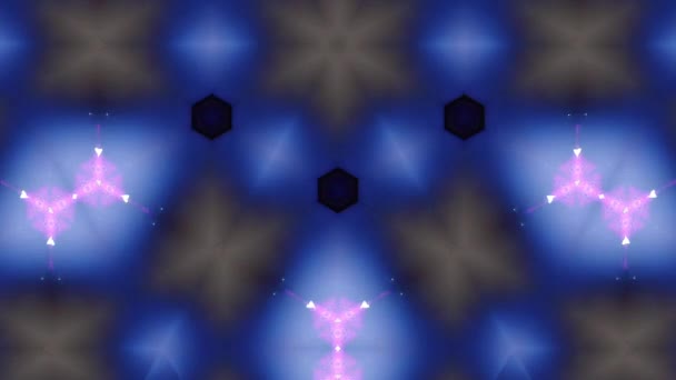 Unieke Caleidoscoop Kleurrijke Ontwerp Abstracte Caleidoscopische Kleur Achtergrond Mooie Textuur — Stockvideo
