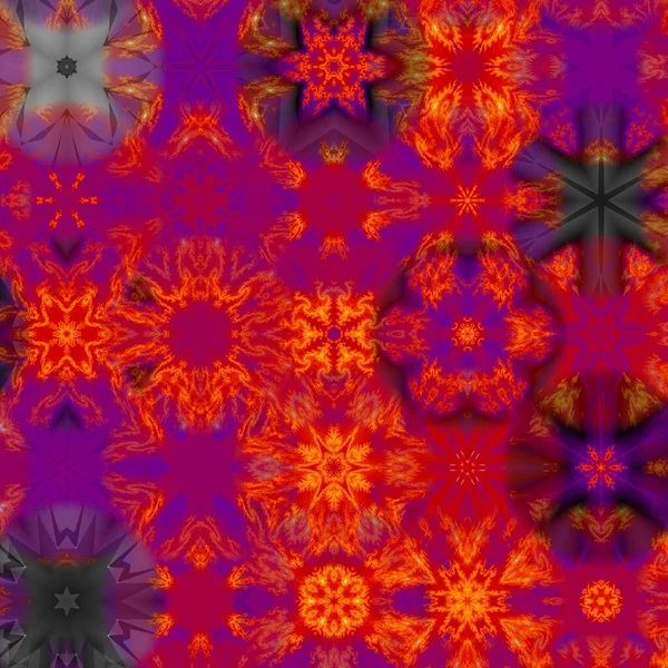 Színes Akvarell Multi Kaleidoszkóp — Stock Fotó