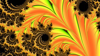 Soyut Bilgisayar Fraktal Tasarımı. Fraktal hiç bitmeyen bir desen. Fraktallar, farklı ölçeklerde kendine benzeyen sonsuz derecede karmaşık kalıplardır. Cep telefonu duvar kağıdı için harika.