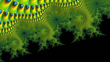 Soyut Bilgisayar Fraktal Tasarımı. Fraktal hiç bitmeyen bir desen. Fraktallar, farklı ölçeklerde kendine benzeyen sonsuz derecede karmaşık kalıplardır. Cep telefonu duvar kağıdı için harika.