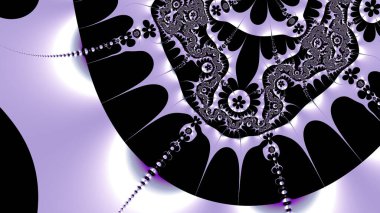 Soyut Bilgisayar Fraktal Tasarımı. Fraktal hiç bitmeyen bir desen. Fraktallar, farklı ölçeklerde kendine benzeyen sonsuz derecede karmaşık kalıplardır. Cep telefonu duvar kağıdı için harika.