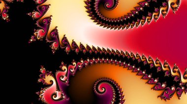 Soyut Bilgisayar Fraktal Tasarımı. Fraktal hiç bitmeyen bir desen. Fraktallar, farklı ölçeklerde kendine benzeyen sonsuz derecede karmaşık kalıplardır. Cep telefonu duvar kağıdı için harika.