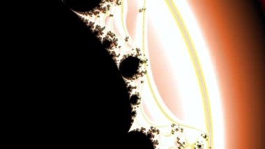 Soyut Bilgisayar Fraktal Tasarımı. Fraktal hiç bitmeyen bir desen. Fraktallar, farklı ölçeklerde kendine benzeyen sonsuz derecede karmaşık kalıplardır. Cep telefonu duvar kağıdı için harika.