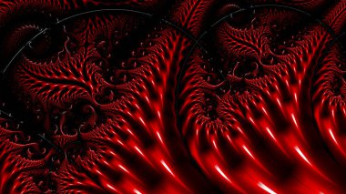 Soyut Bilgisayar Fraktal Tasarımı. Fraktal hiç bitmeyen bir desen. Fraktallar, farklı ölçeklerde kendine benzeyen sonsuz derecede karmaşık kalıplardır. Cep telefonu duvar kağıdı için harika.