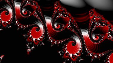 Soyut Bilgisayar Fraktal Tasarımı. Fraktal hiç bitmeyen bir desen. Fraktallar, farklı ölçeklerde kendine benzeyen sonsuz derecede karmaşık kalıplardır. Cep telefonu duvar kağıdı için harika.