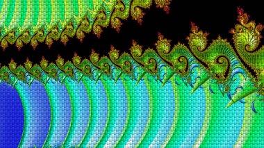 Soyut Bilgisayar Fraktal Tasarımı. Fraktal hiç bitmeyen bir desen. Fraktallar, farklı ölçeklerde kendine benzeyen sonsuz derecede karmaşık kalıplardır. Cep telefonu duvar kağıdı için harika.