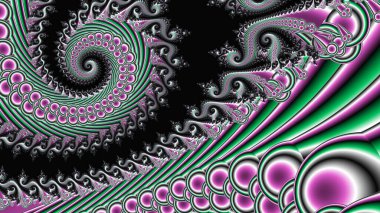 Soyut Bilgisayar Fraktal Tasarımı. Fraktal hiç bitmeyen bir desen. Fraktallar, farklı ölçeklerde kendine benzeyen sonsuz derecede karmaşık kalıplardır. Cep telefonu duvar kağıdı için harika.