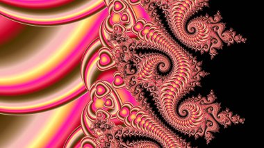 Soyut Bilgisayar Fraktal Tasarımı. Fraktal hiç bitmeyen bir desen. Fraktallar, farklı ölçeklerde kendine benzeyen sonsuz derecede karmaşık kalıplardır. Cep telefonu duvar kağıdı için harika.