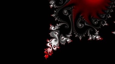 Soyut Bilgisayar Fraktal Tasarımı. Fraktal hiç bitmeyen bir desen. Fraktallar, farklı ölçeklerde kendine benzeyen sonsuz derecede karmaşık kalıplardır. Cep telefonu duvar kağıdı için harika.