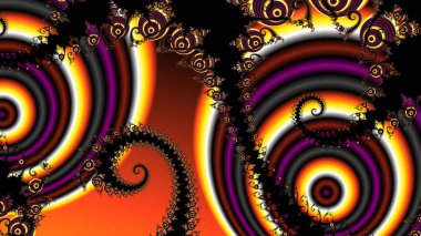 Soyut Bilgisayar Fraktal Tasarımı. Fraktal hiç bitmeyen bir desen. Fraktallar, farklı ölçeklerde kendine benzeyen sonsuz derecede karmaşık kalıplardır. Cep telefonu duvar kağıdı için harika.