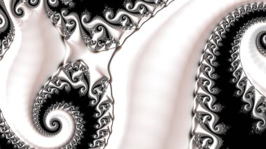 Soyut Bilgisayar Fraktal Tasarımı. Fraktal hiç bitmeyen bir desen. Fraktallar, farklı ölçeklerde kendine benzeyen sonsuz derecede karmaşık kalıplardır. Cep telefonu duvar kağıdı için harika.