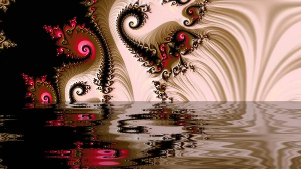 Soyut Bilgisayar Fraktal Tasarımı. Fraktal hiç bitmeyen bir desen. Fraktallar, farklı ölçeklerde kendine benzeyen sonsuz derecede karmaşık kalıplardır. Cep telefonu duvar kağıdı için harika.