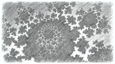 Soyut Bilgisayar Fraktal Tasarımı. Fraktal hiç bitmeyen bir desen. Fraktallar, farklı ölçeklerde kendine benzeyen sonsuz derecede karmaşık kalıplardır. Cep telefonu duvar kağıdı için harika.