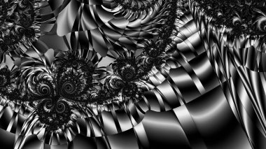 Soyut Bilgisayar Fraktal Tasarımı. Fraktal hiç bitmeyen bir desen. Fraktallar, farklı ölçeklerde kendine benzeyen sonsuz derecede karmaşık kalıplardır. Cep telefonu duvar kağıdı için harika.