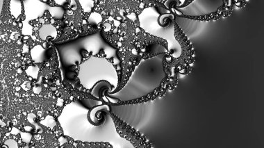 Soyut Bilgisayar Fraktal Tasarımı. Fraktal hiç bitmeyen bir desen. Fraktallar, farklı ölçeklerde kendine benzeyen sonsuz derecede karmaşık kalıplardır. Cep telefonu duvar kağıdı için harika.