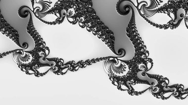 Soyut Bilgisayar Fraktal Tasarımı. Fraktal hiç bitmeyen bir desen. Fraktallar, farklı ölçeklerde kendine benzeyen sonsuz derecede karmaşık kalıplardır. Cep telefonu duvar kağıdı için harika.