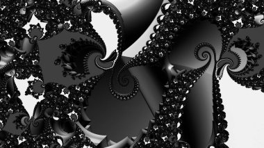 Soyut Bilgisayar Fraktal Tasarımı. Fraktal hiç bitmeyen bir desen. Fraktallar, farklı ölçeklerde kendine benzeyen sonsuz derecede karmaşık kalıplardır. Cep telefonu duvar kağıdı için harika.