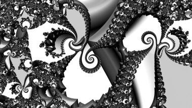 Soyut Bilgisayar Fraktal Tasarımı. Fraktal hiç bitmeyen bir desen. Fraktallar, farklı ölçeklerde kendine benzeyen sonsuz derecede karmaşık kalıplardır. Cep telefonu duvar kağıdı için harika.