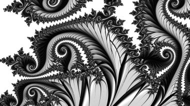 Soyut Bilgisayar Fraktal Tasarımı. Fraktal hiç bitmeyen bir desen. Fraktallar, farklı ölçeklerde kendine benzeyen sonsuz derecede karmaşık kalıplardır. Cep telefonu duvar kağıdı için harika.