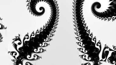 Soyut Bilgisayar Fraktal Tasarımı. Fraktal hiç bitmeyen bir desen. Fraktallar, farklı ölçeklerde kendine benzeyen sonsuz derecede karmaşık kalıplardır. Cep telefonu duvar kağıdı için harika.